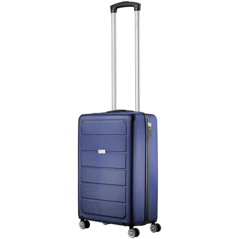 Travelwize Maple ABS 55cm 4-Wheel Spinner Luggage - Navy