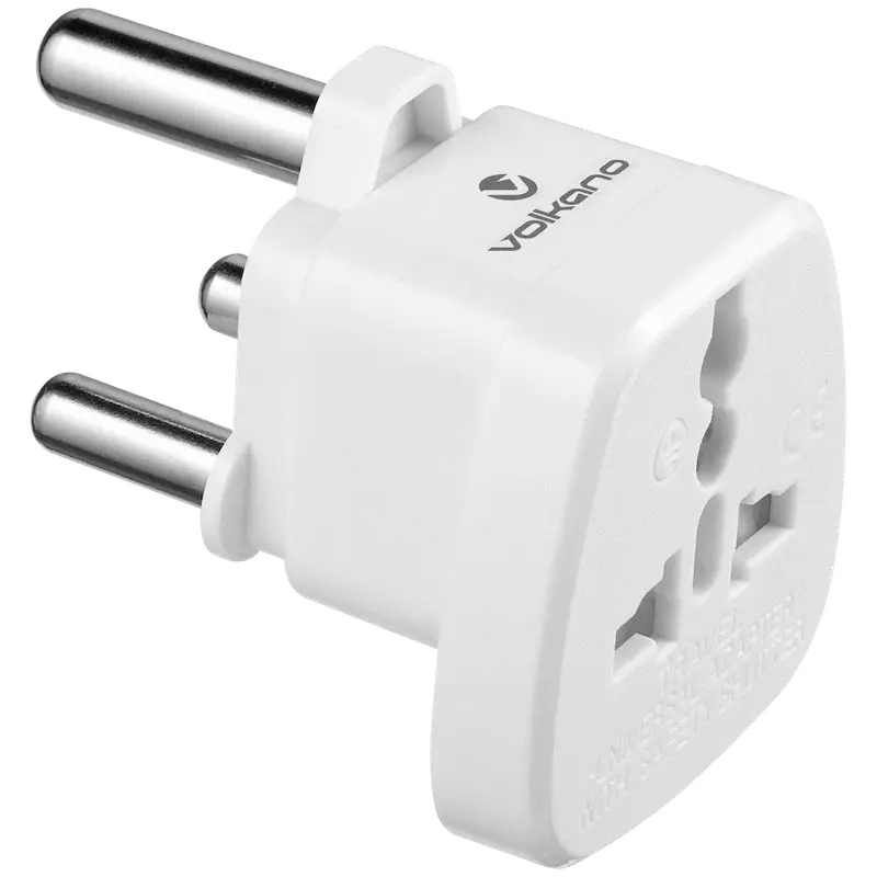 Volkano Traveller SA series travel plug UK/other socket to 15A SA plug